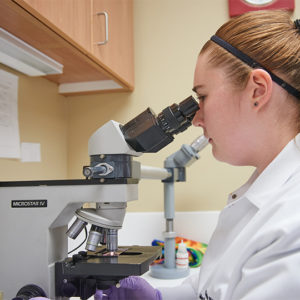 CHCWM Laboratory microscope